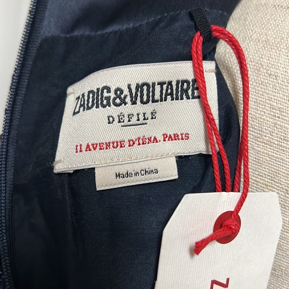 Zadig & Voltaire navy sequin dress size XS - Picture 9 of 15